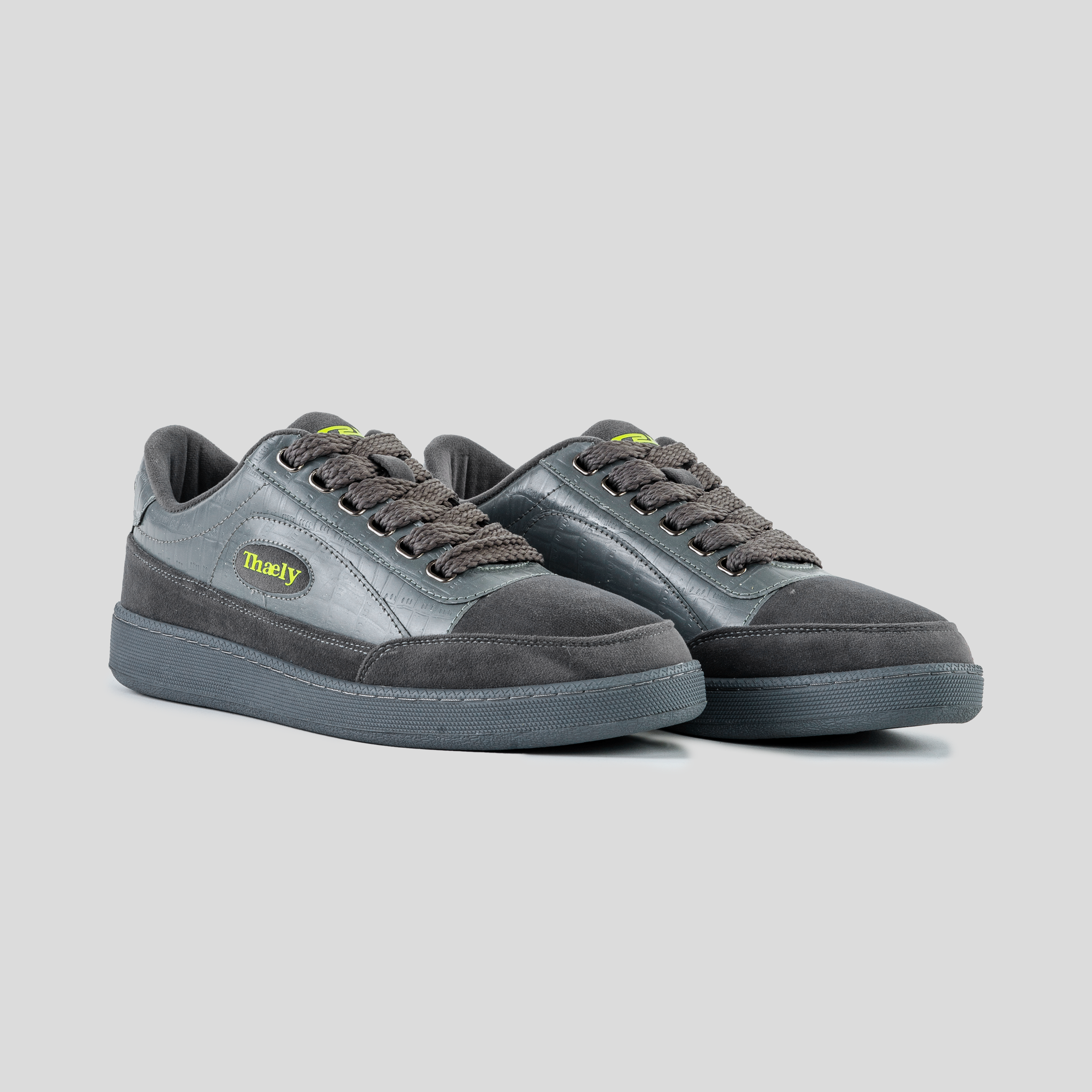 Crocodile Grey Y2K Pro Sustainable Sneakers