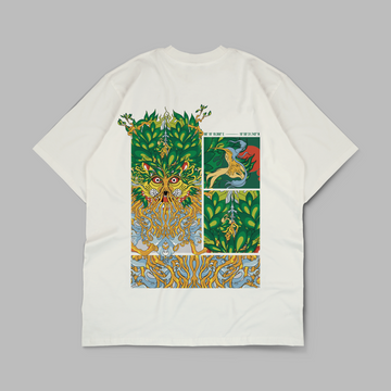 White T-shirt | Thaely x Signature Packaged Drinking Water | Imagined by Santanu Hazarika